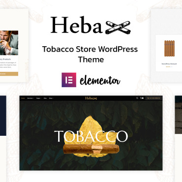 Cigar Cannabis WordPress Themes 312924