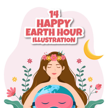 Earth Hour Illustrations Templates 312955