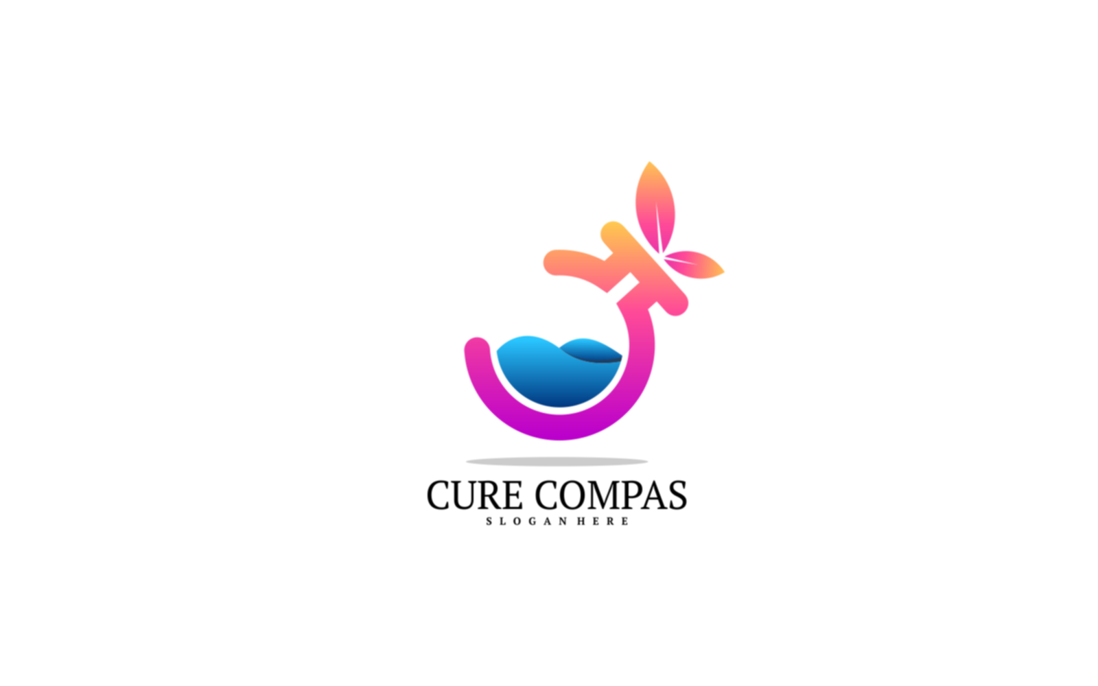 Cure Compass Gradient Logo