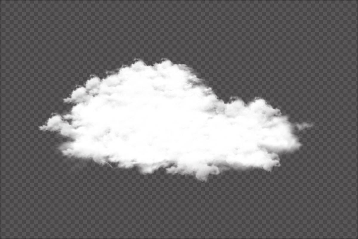 Thick cloud and smoky environment vector
