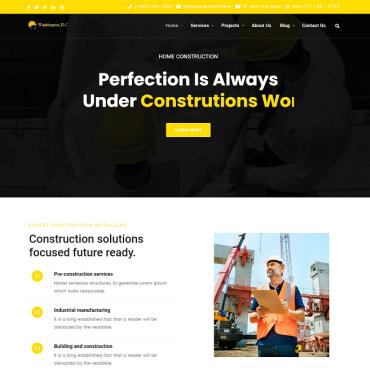 Architecture Builder Responsive Website Templates 313064