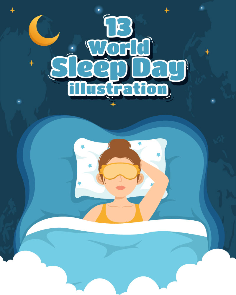 13 World Sleep Day Illustration