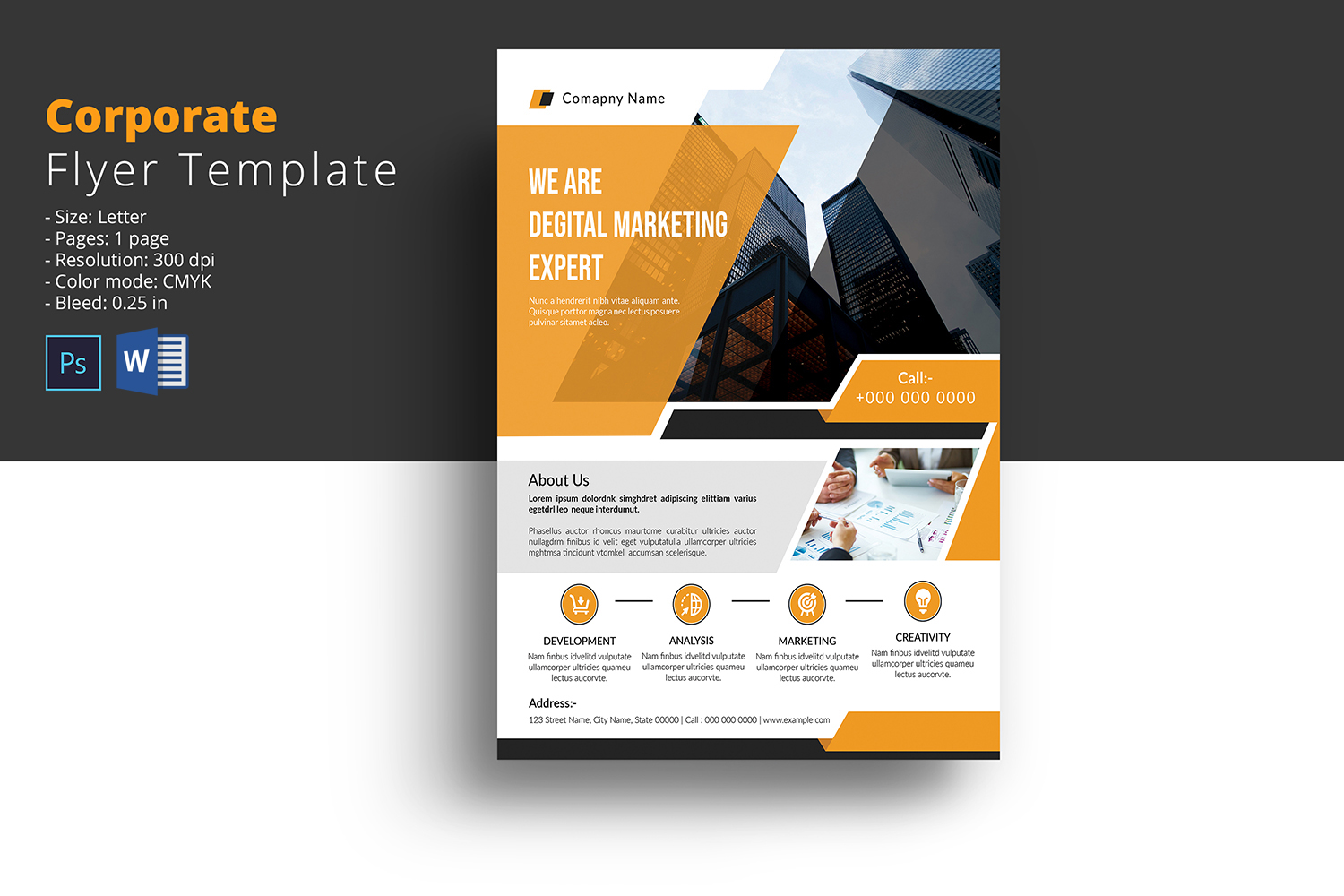 Business Flyer , Corporate Flyer Template