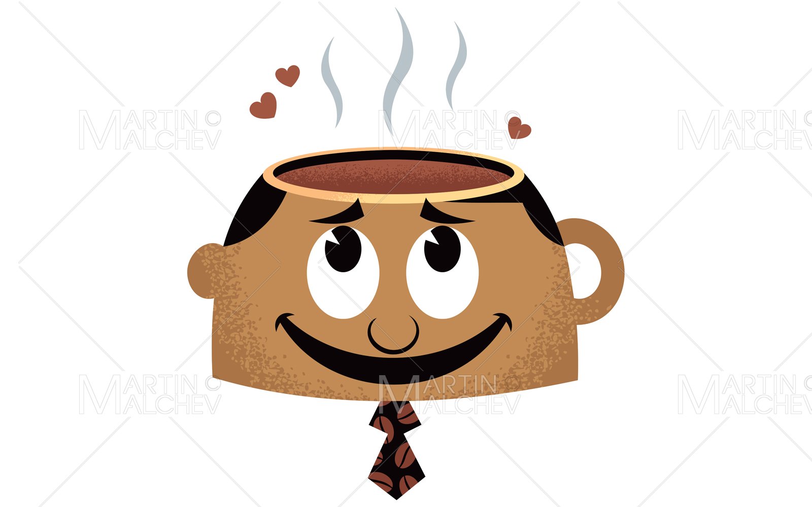 Coffee Lover Concept Vector Illustration