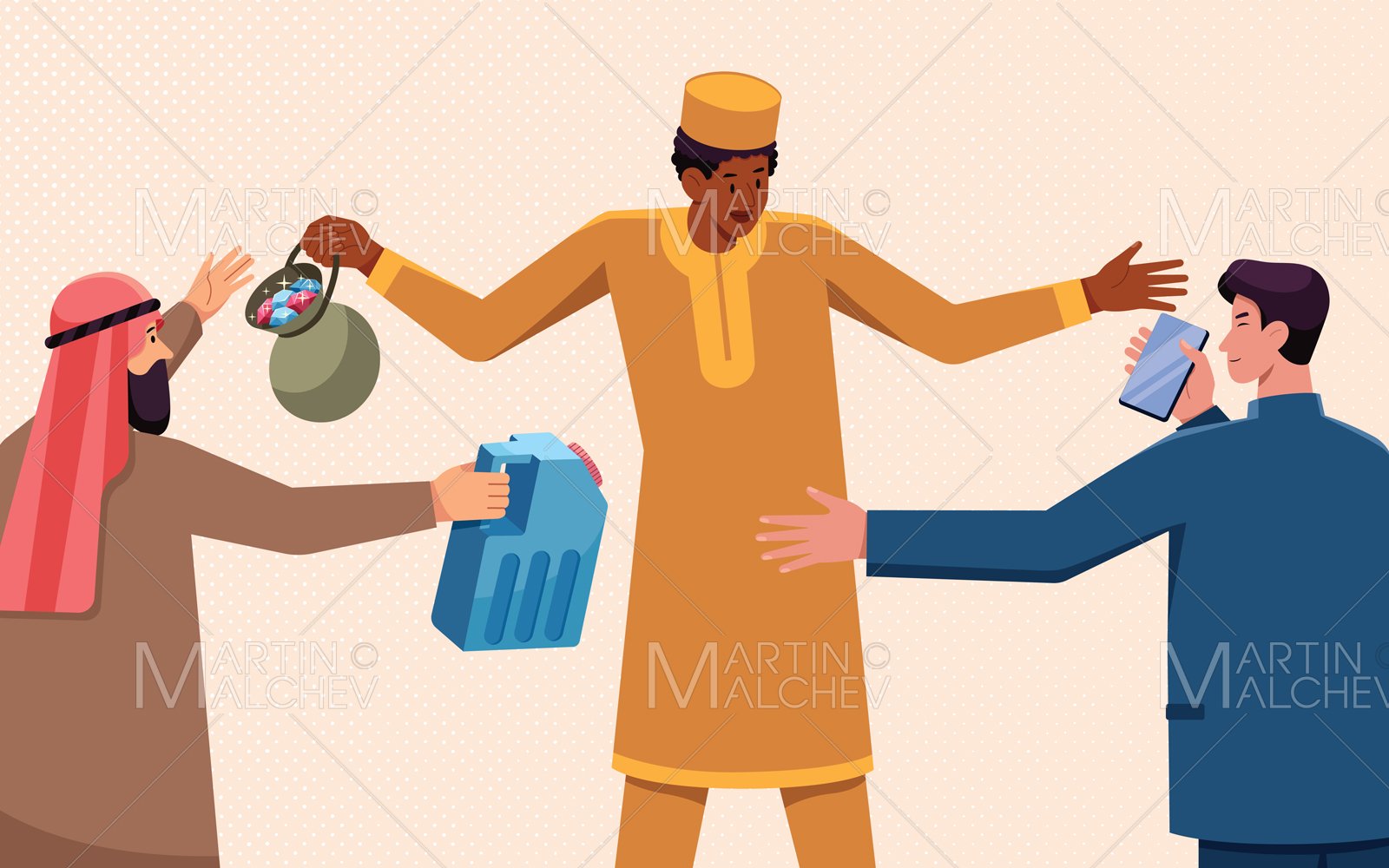 International Trade Concept Vector Illustration