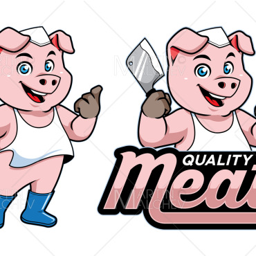 Meat Shop Illustrations Templates 313336