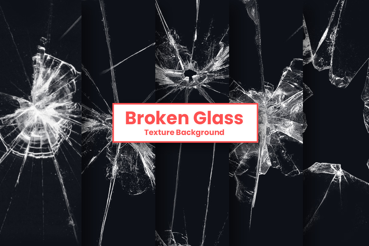 Broken glasses screen texture background and Fractured glass texture