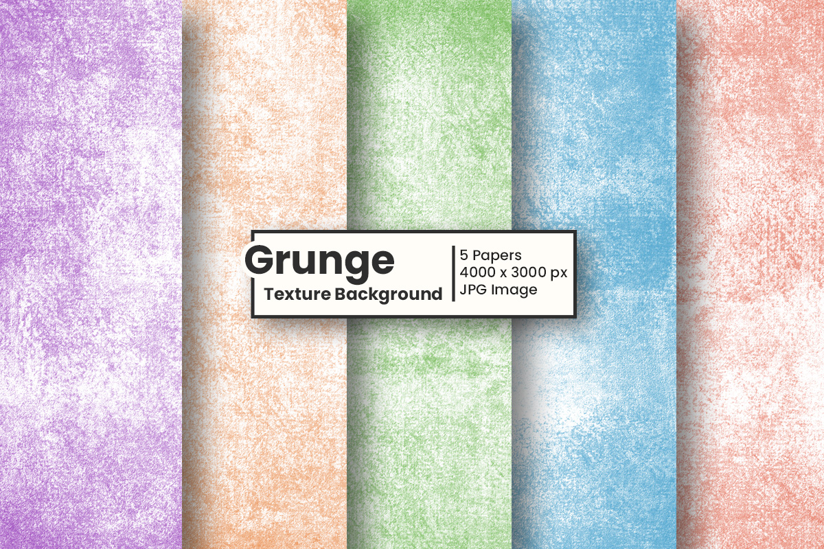 Concrete wall grunge dirty overlay texture set and colorful grunge distressed background