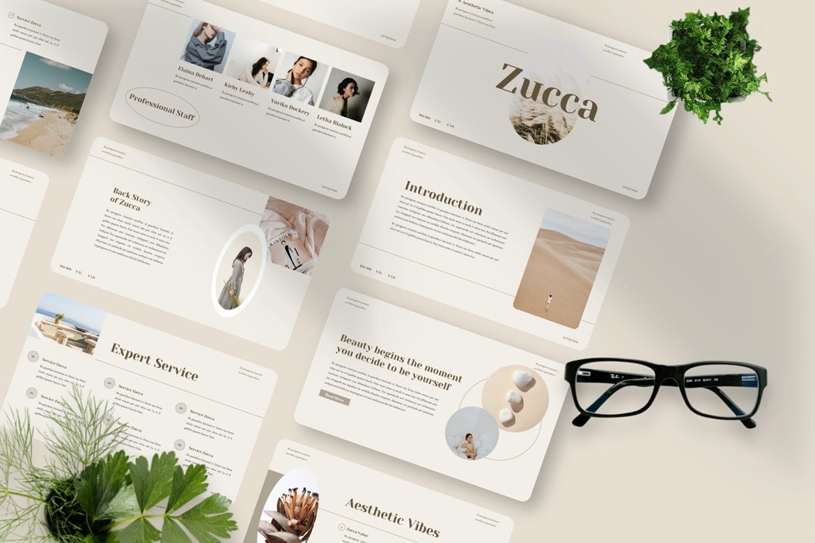 Zucca - Aesthetic Keynote Template