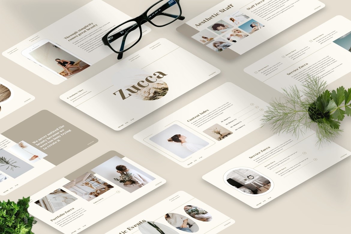 Zucca - Aesthetic Powerpoint Template