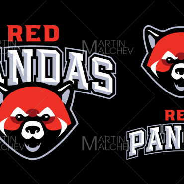 Panda Red Illustrations Templates 313451