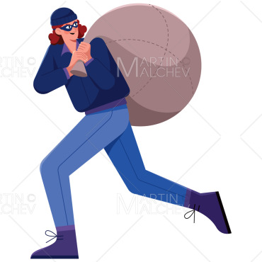 Criminal Thief Illustrations Templates 313462