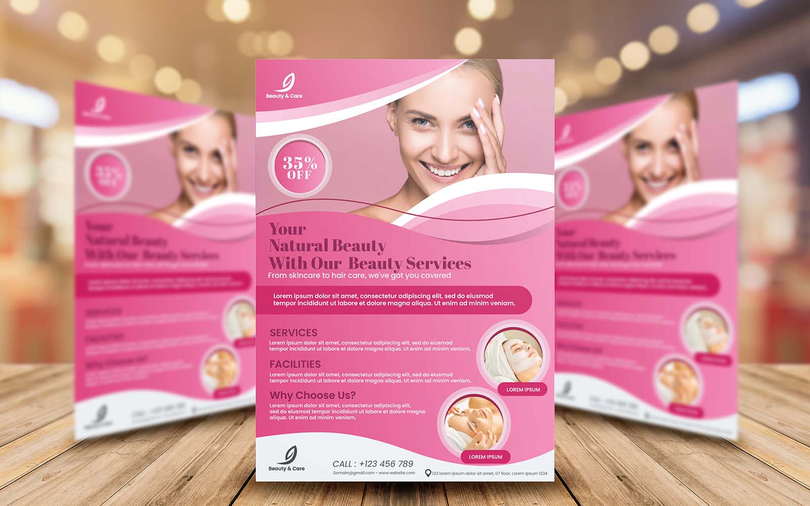 Beauty Flyer Template Design