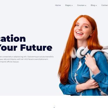 Course Courses Responsive Website Templates 313517