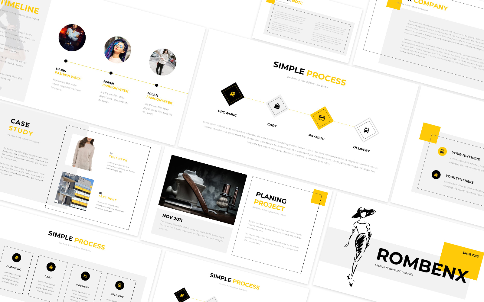 Rombenx Fashion Powerpoint Template