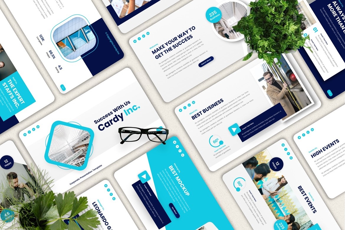 Cardy - Corporate Keynote Templates