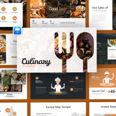 Business Cafe Keynote Templates 313687