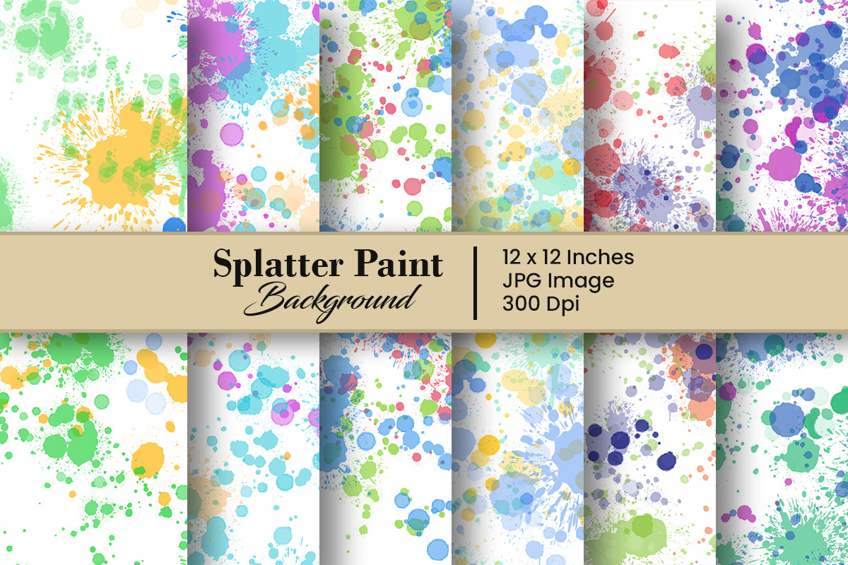 Abstract paint splatter texture background and grunge splatter digital paper