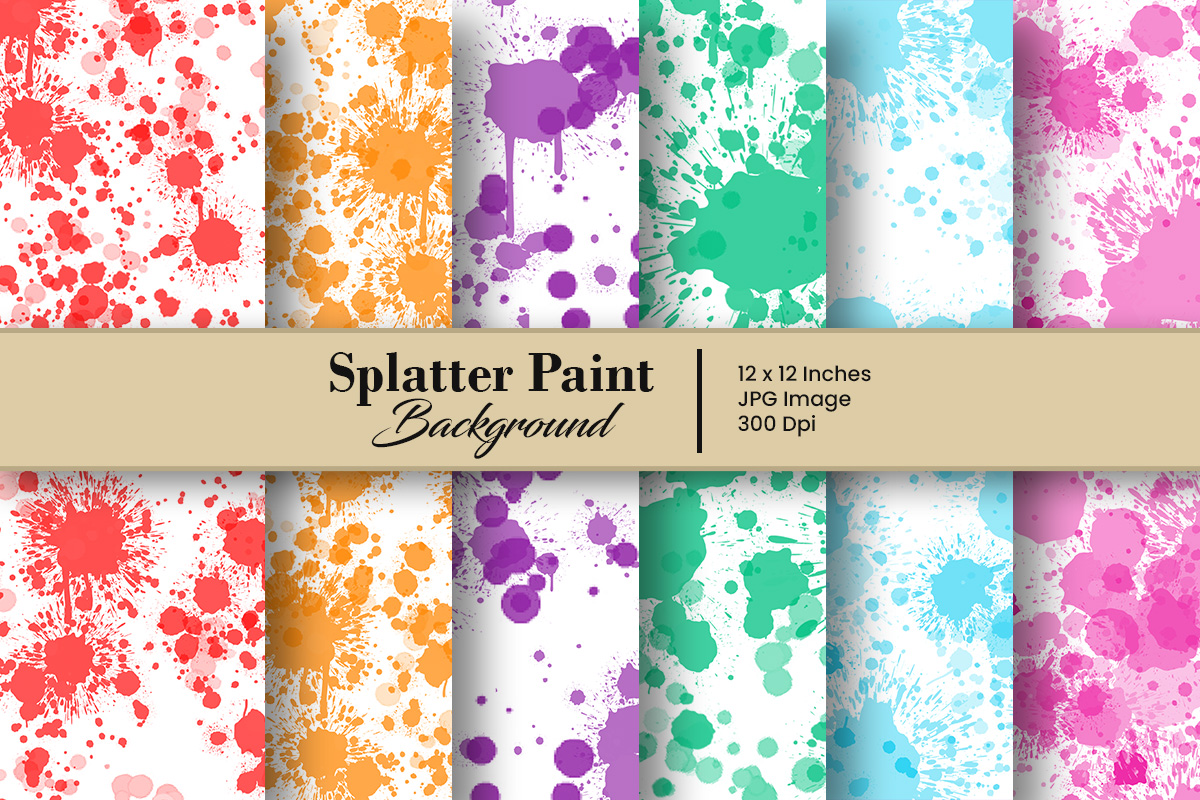 Abstract paint splatter texture background