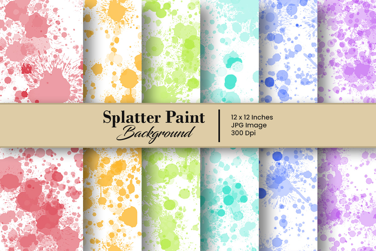 Abstract paint splatter texture background.  ink splatter digital paper