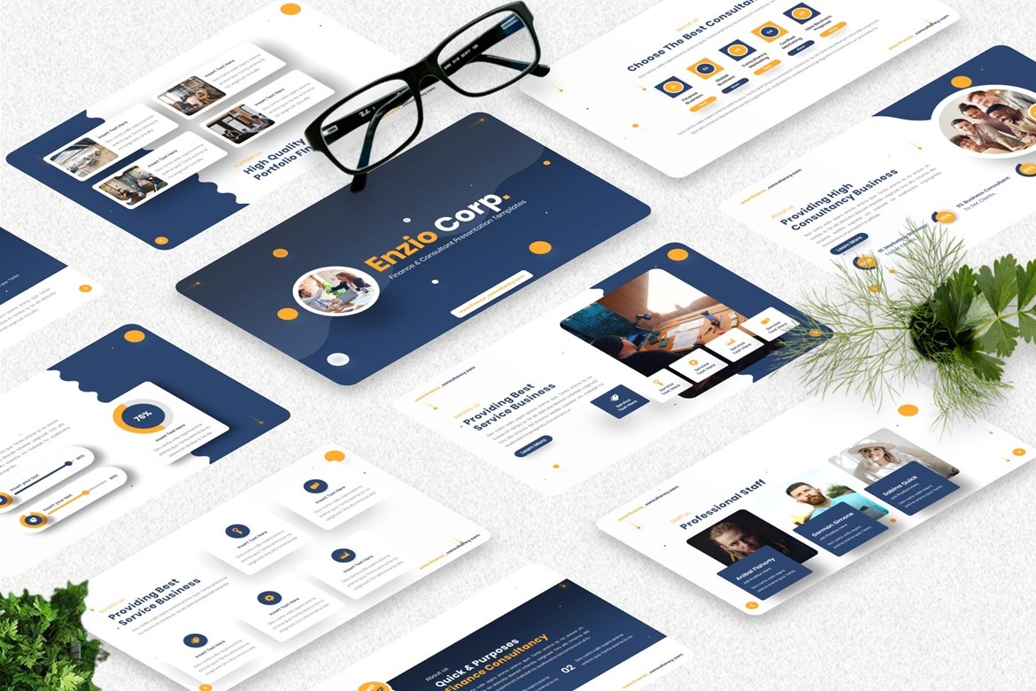 Enzio - Finance Powerpoint Template