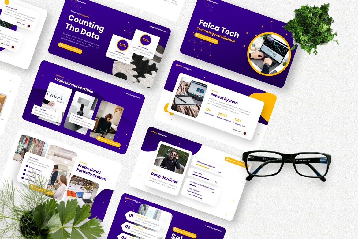 Falca - Technology Powerpoint Template