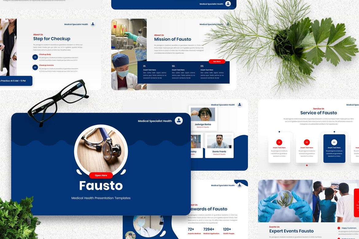 Fausto - Medical Googleslide Template