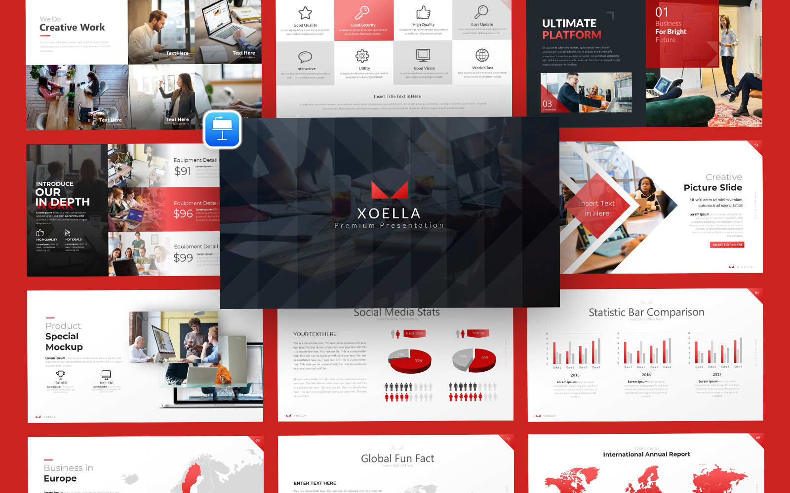 Xoella Premium Business Keynote Template