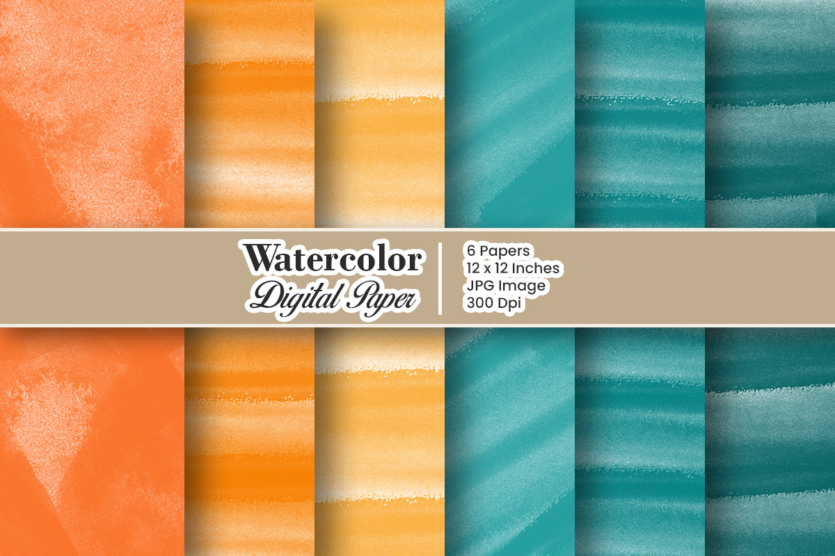 Pastel Watercolor digital paper or splash texture background