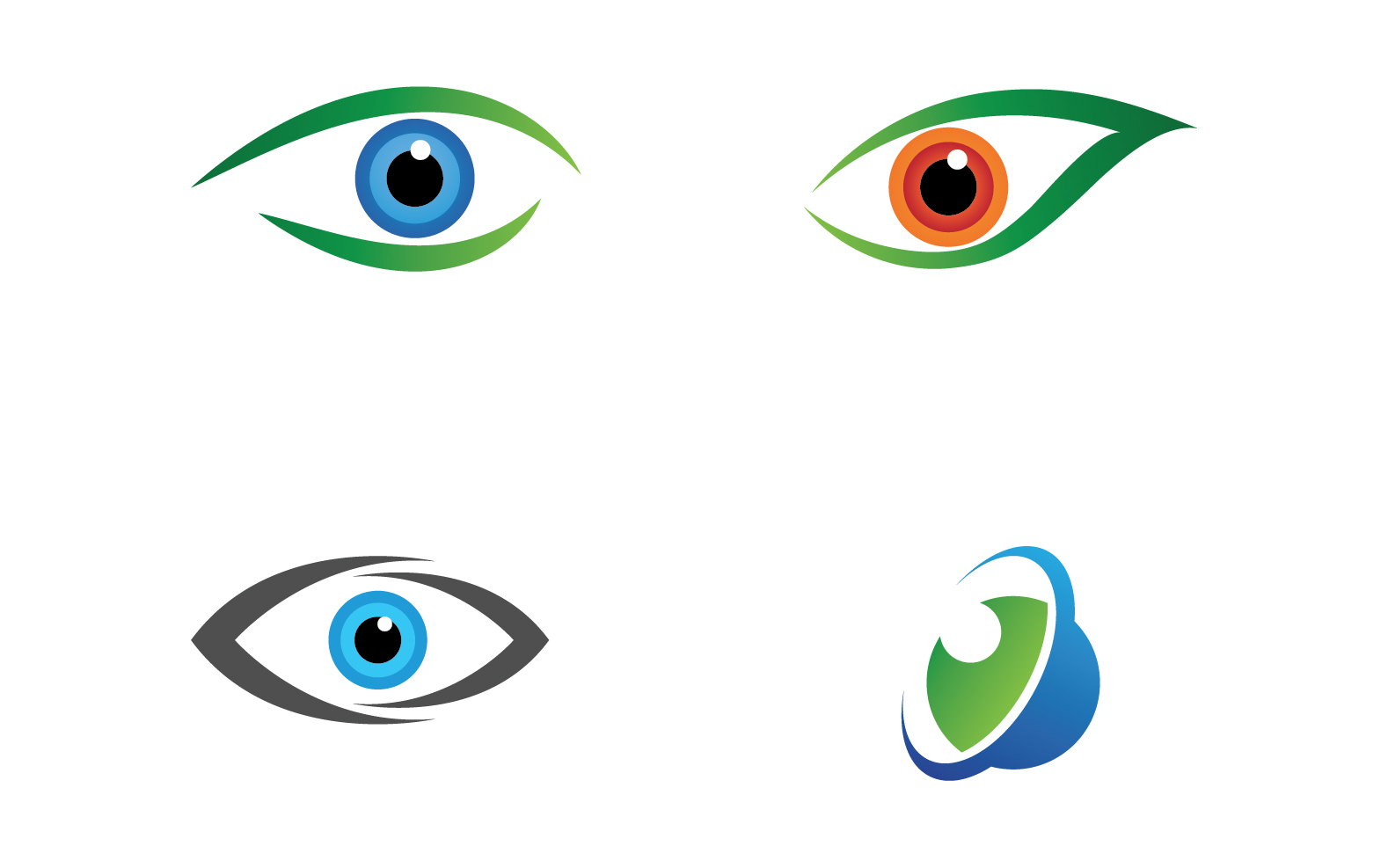 Eye logo health eye design health v17