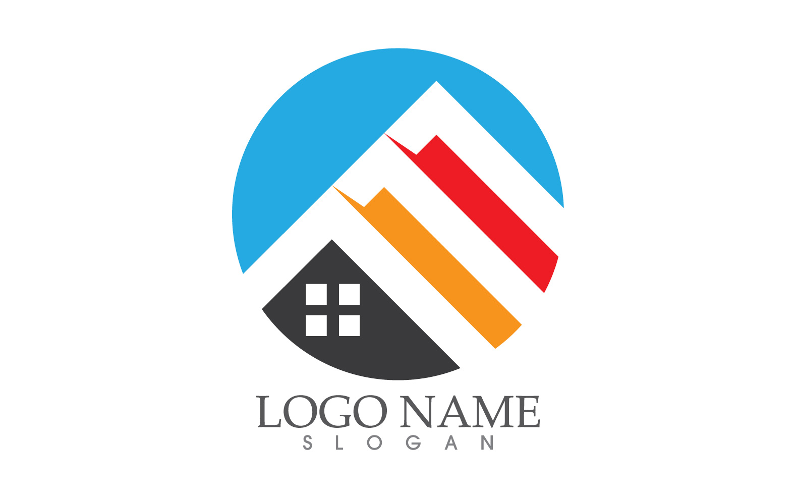 Property home house sell and rental logo vector design v27