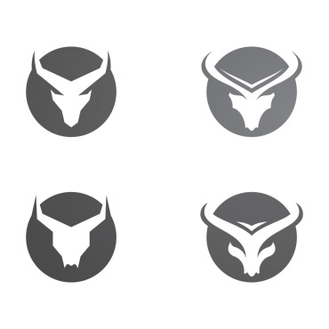 Bull Illustration Logo Templates 314440