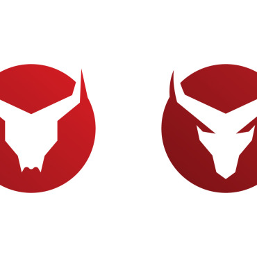 Bull Illustration Logo Templates 314441