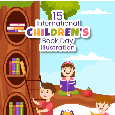 Book Day Illustrations Templates 314900