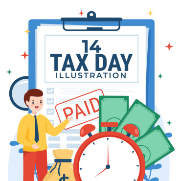 Day Tax Illustrations Templates 314962
