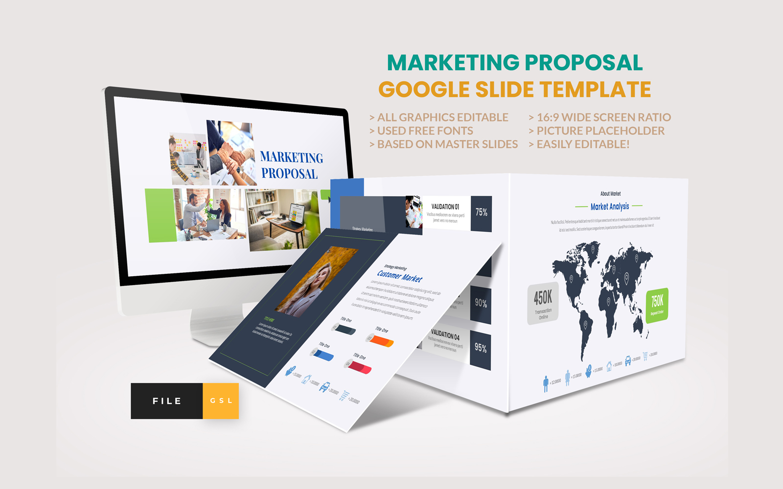 Marketing Proposal Google Slide Template