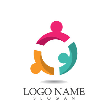 Team Love Logo Templates 315163