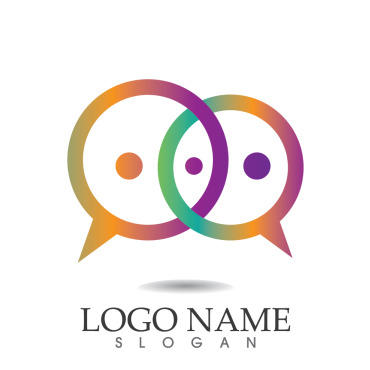 Illustration Chat Logo Templates 315183