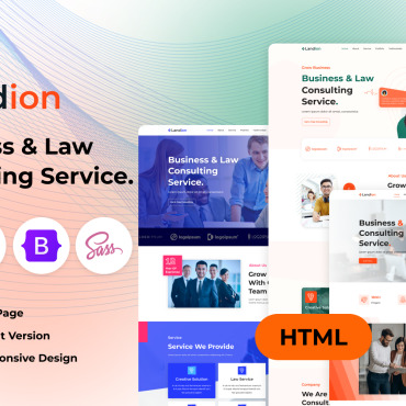 Consulting Adviser Landing Page Templates 315297