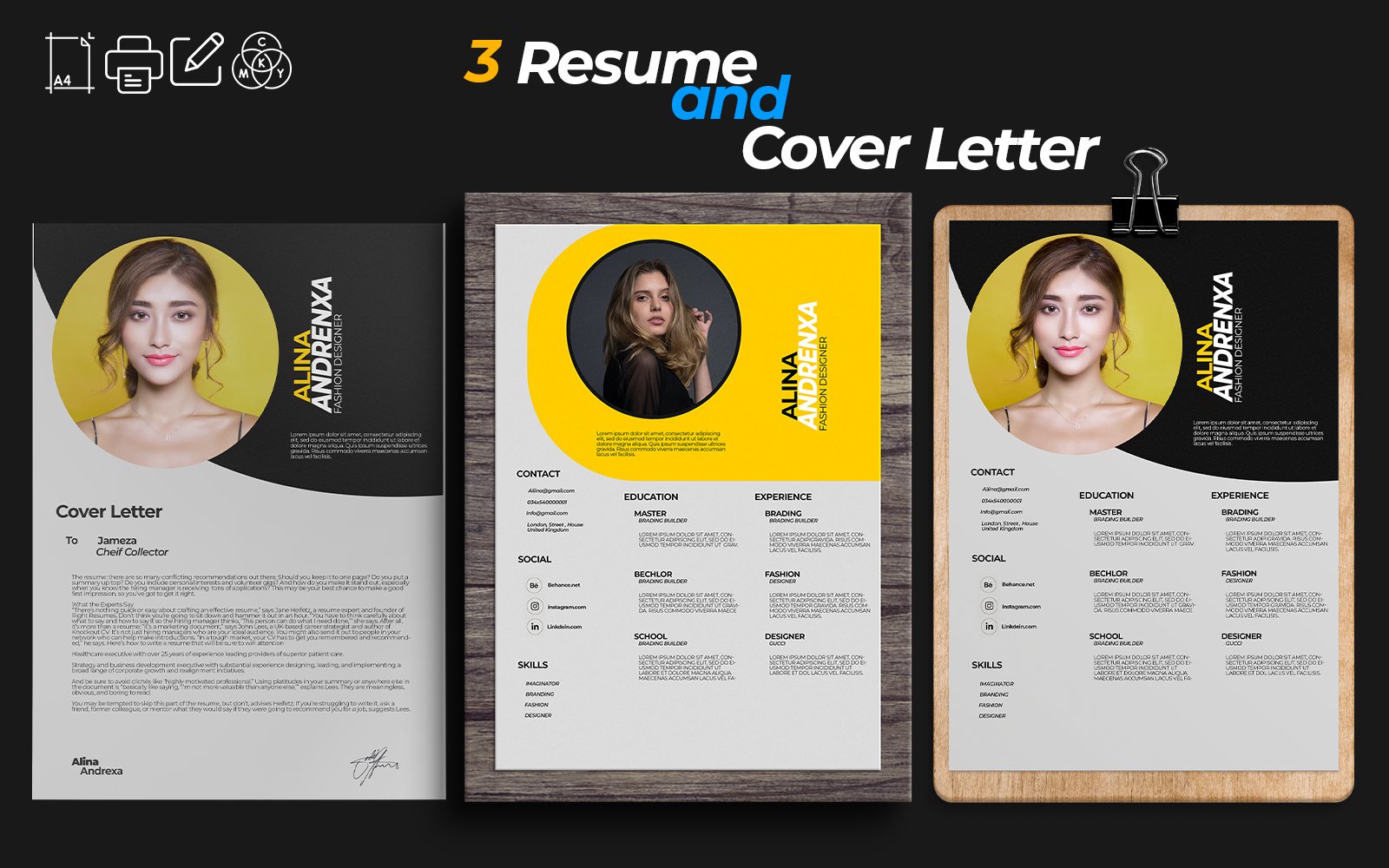 Silxia Malderon Resume Template