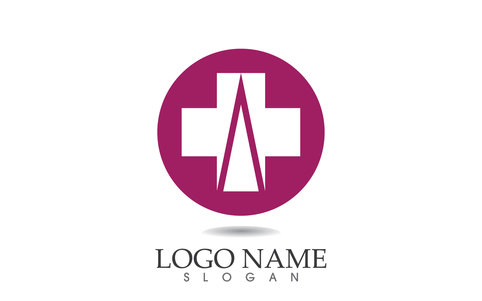 Medical cross Hospital logo vector symbol design v15