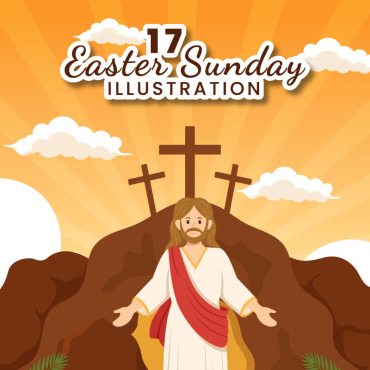 Easter Sunday Illustrations Templates 315391
