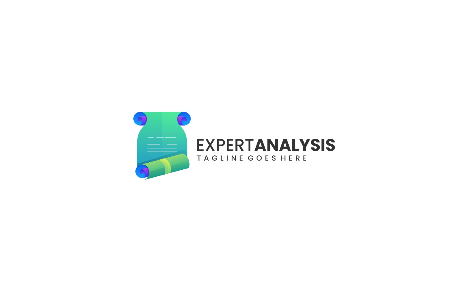 Expert Analysis Gradient Logo