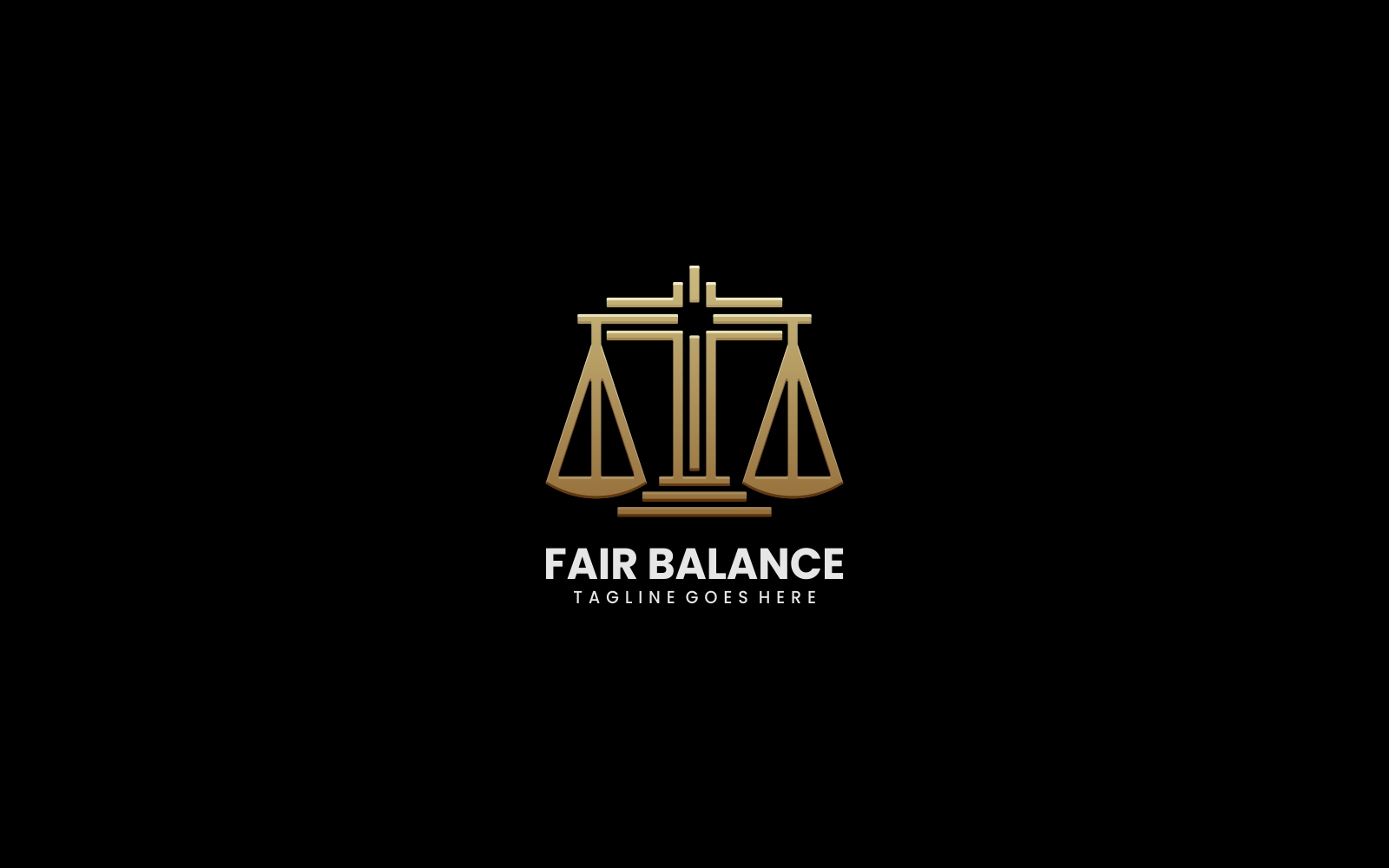 Fair Balance Line Art Logo