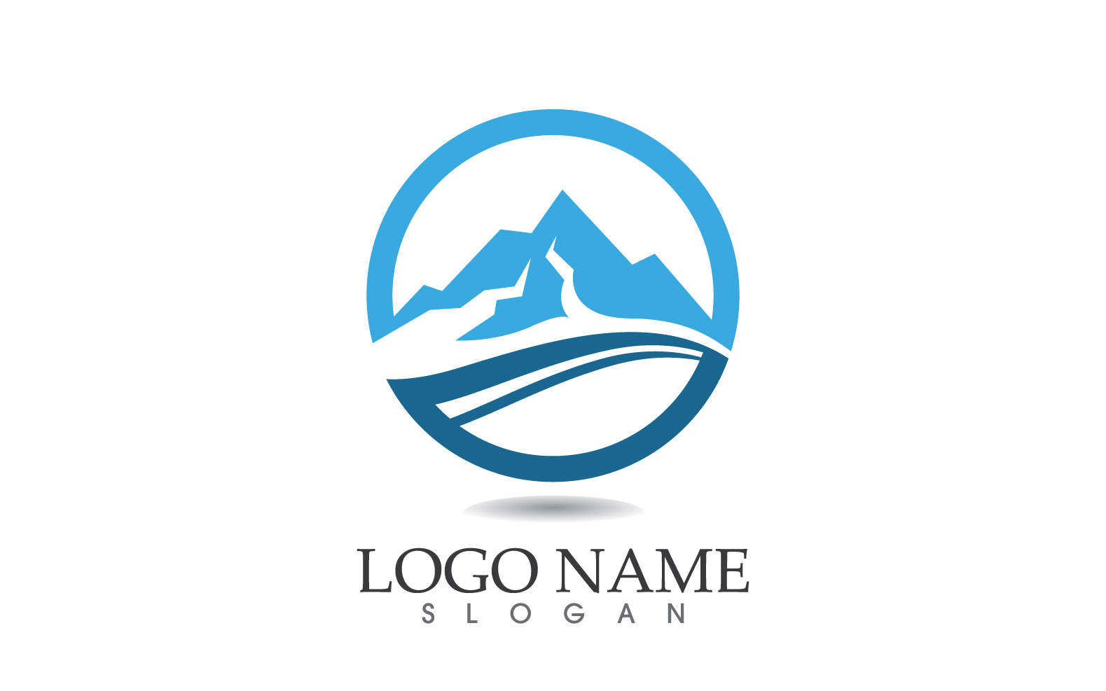 Landscape mountain logo and symbol vector v23