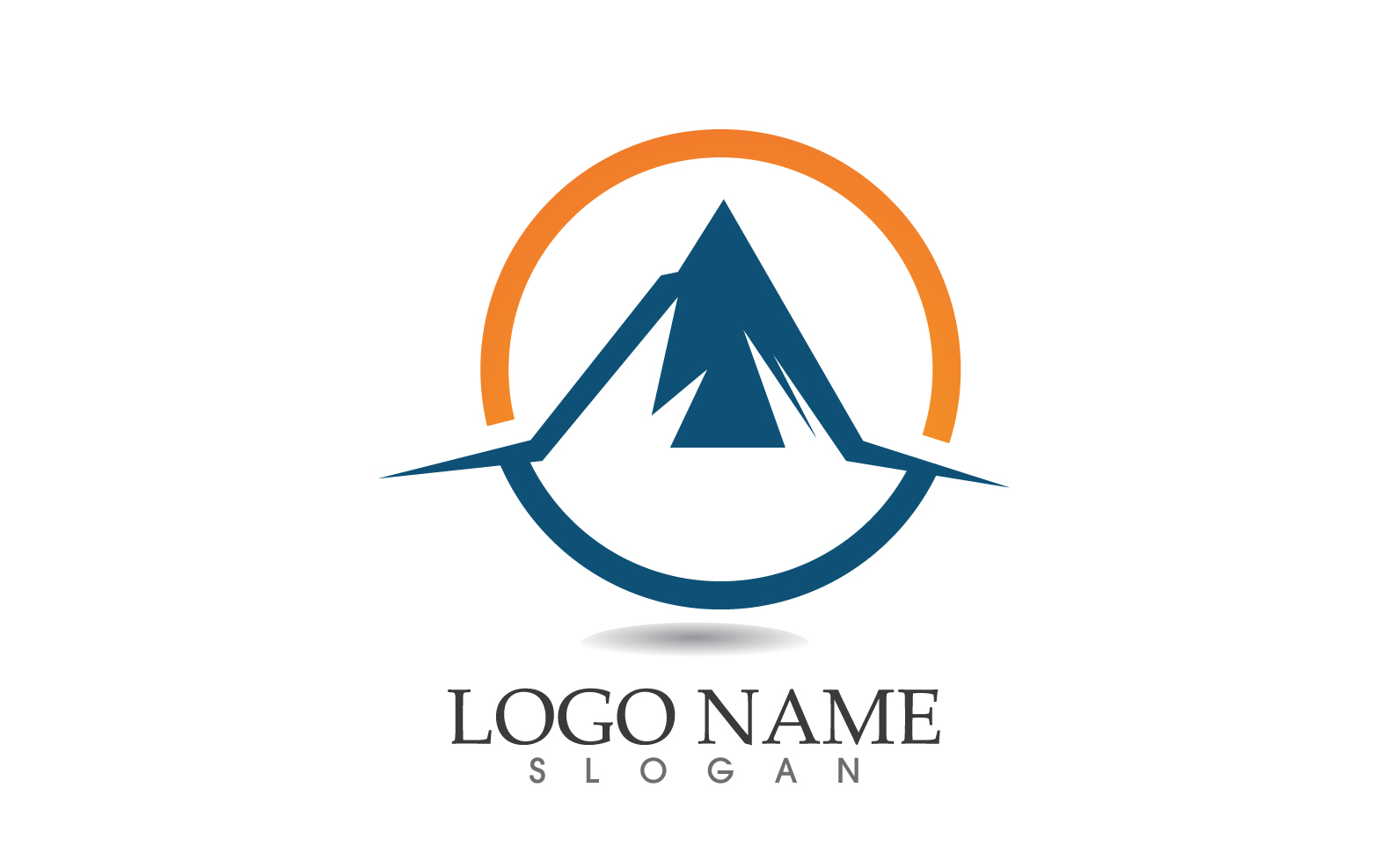 Landscape mountain logo and symbol vector v27