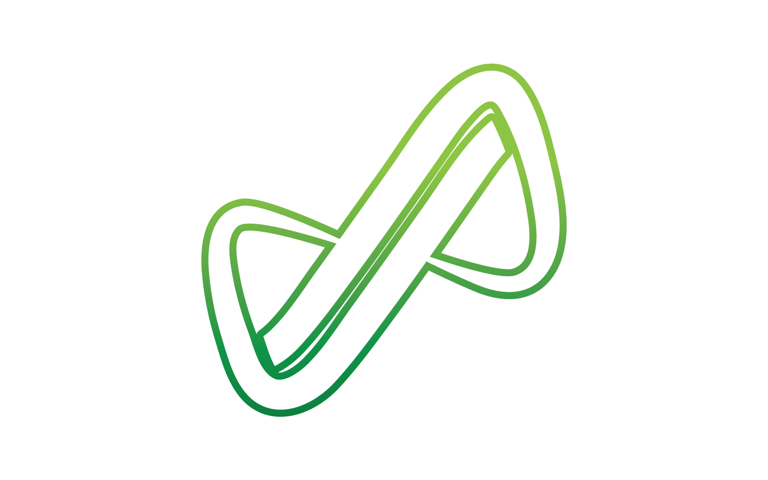 Infinity loop line logo  symbol vector v14