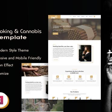 Cannabis Shop WordPress Themes 316097