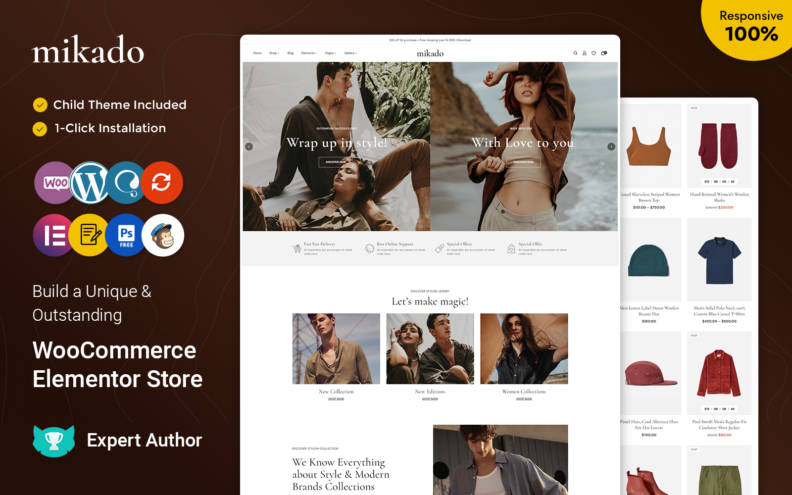 Mikado - Fashion Store WooCommerce Responsive Elementor Theme