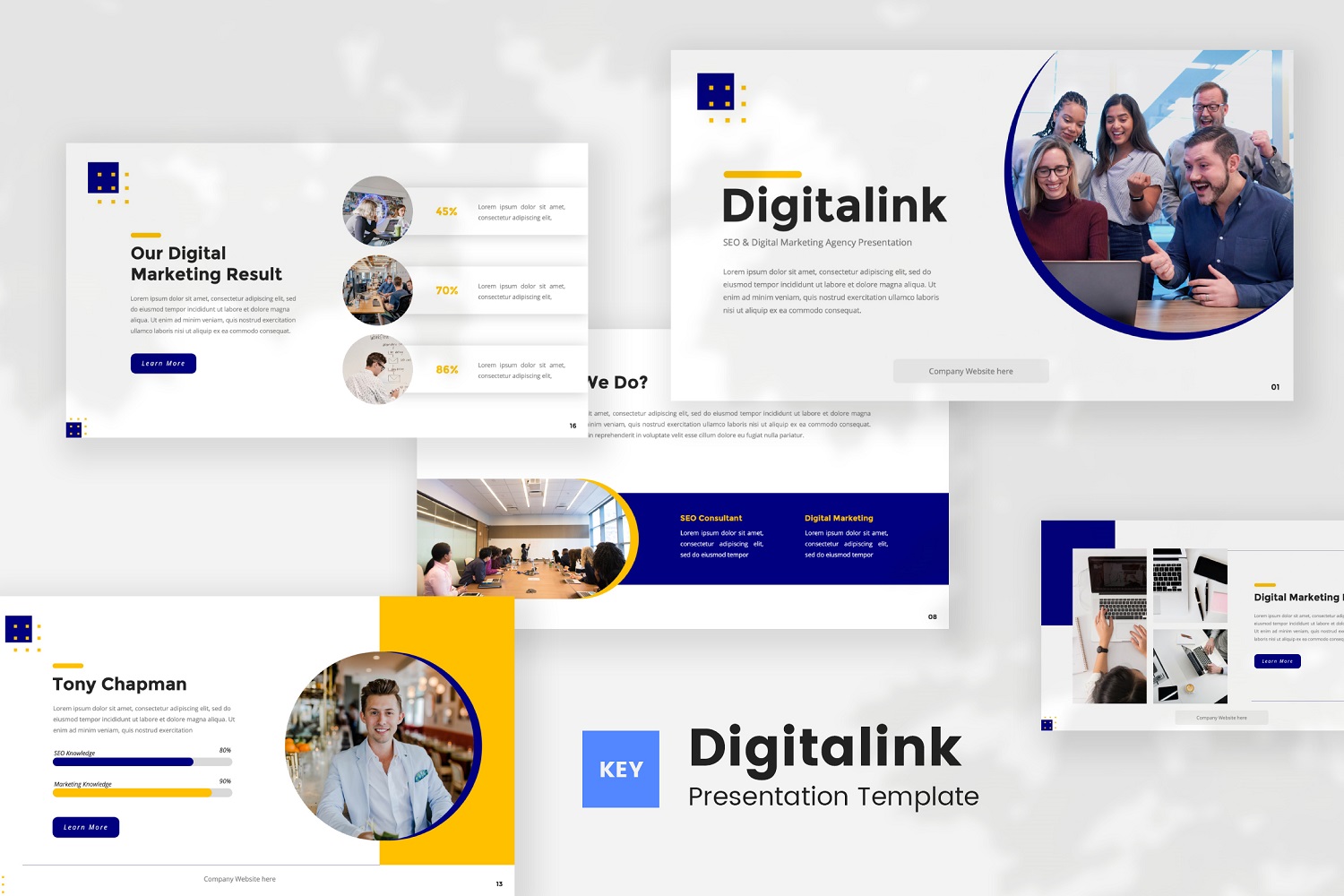 Digitalink — SEO and Digital Marketing Keynote Template